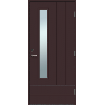Дверь входная EU Basic 034, коричневая