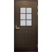 Дверь входная Jeld-Wen F2000 W71, коричневая