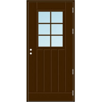 Дверь входная Kaski UOL1 Thermo, тёмно-коричневая