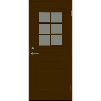 Дверь входная Kaski Vemdalen, тёмно-коричневая
