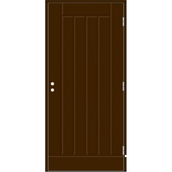 Дверь входная Kaski VO2, тёмно-коричневая