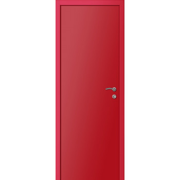 Дверь Kapelli Multicolor ДГ RAL 3020, красная