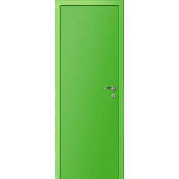 Дверь Kapelli Multicolor ДГ RAL 6018, зеленая